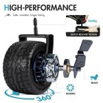 Portal Festival Beach Trolley with Brakes - Wide Wheels 300L Camping Trolley Cart with Adjustable Tailgate - Heavy Duty Folding Wagon for Garden Event